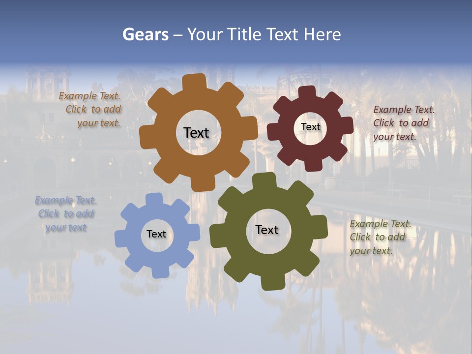 Postage Spiral Greeting PowerPoint Template