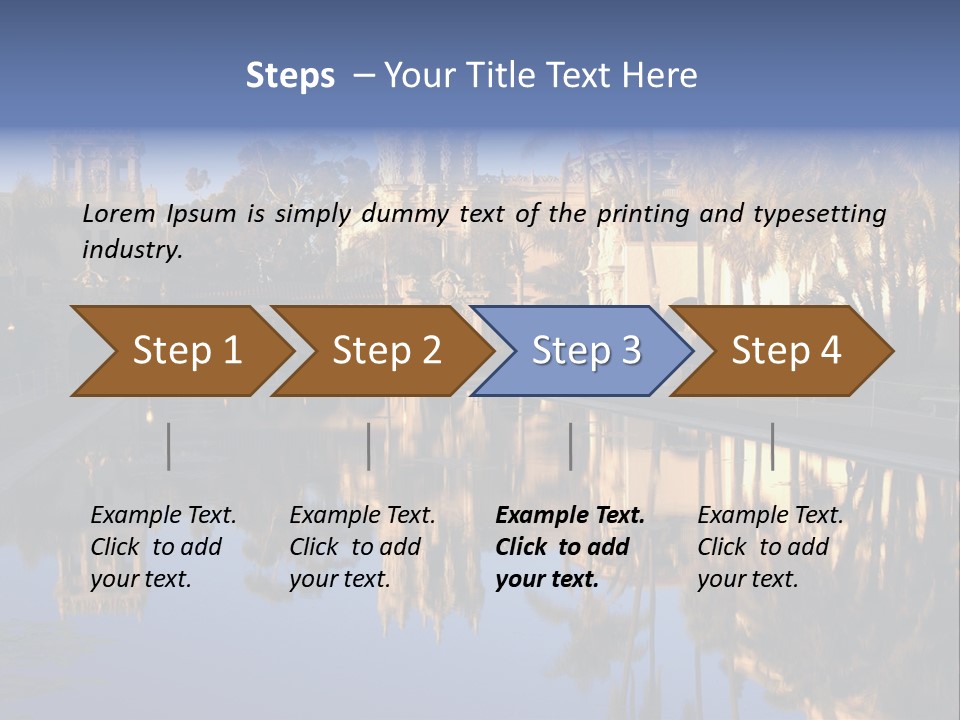 Postage Spiral Greeting PowerPoint Template