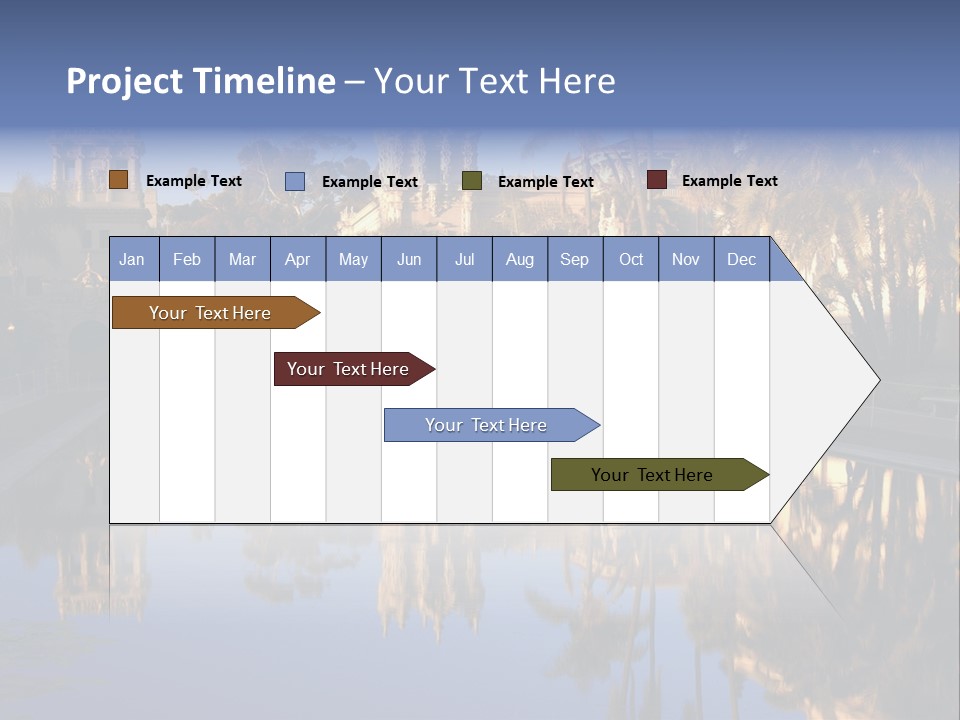Postage Spiral Greeting PowerPoint Template