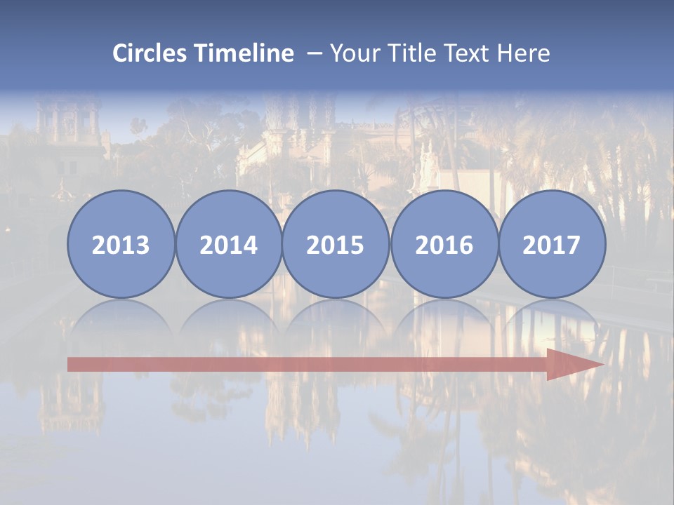 Postage Spiral Greeting PowerPoint Template