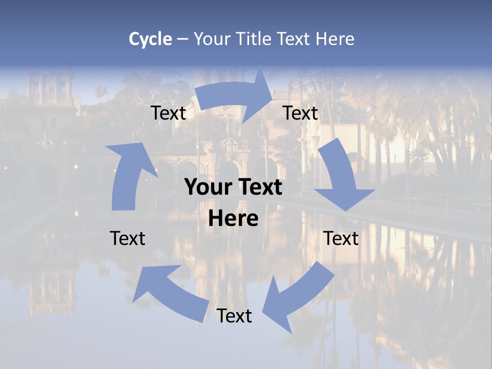 Postage Spiral Greeting PowerPoint Template