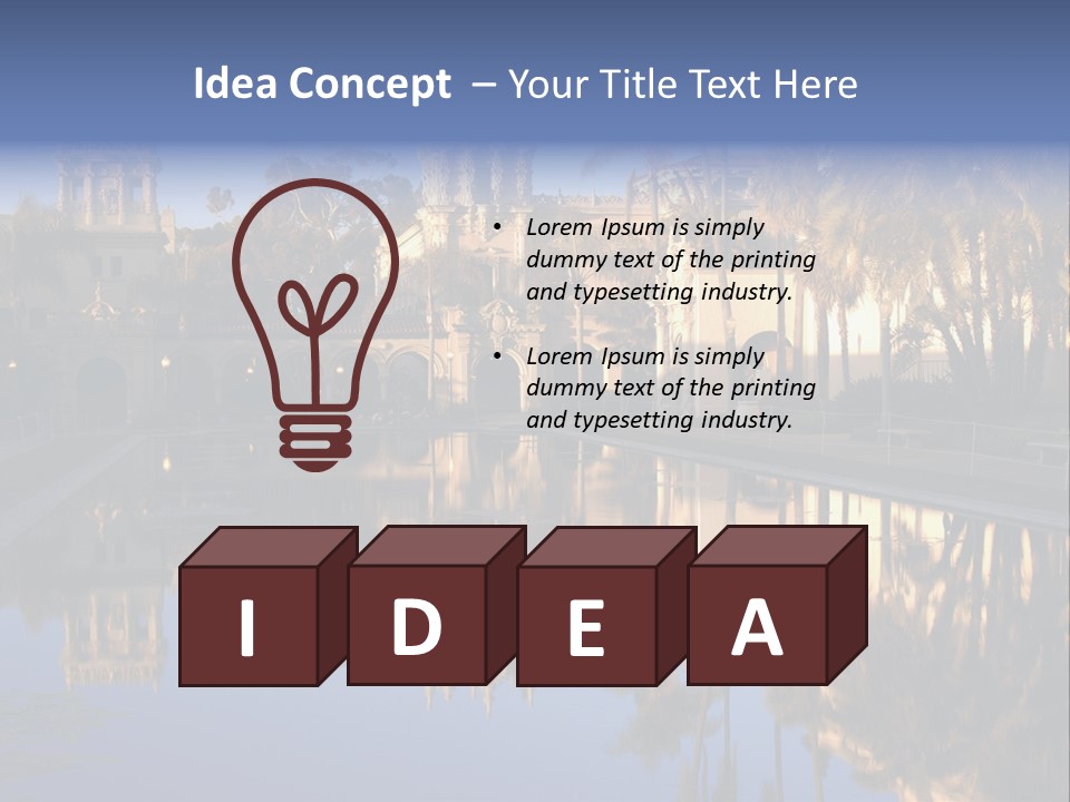 Postage Spiral Greeting PowerPoint Template