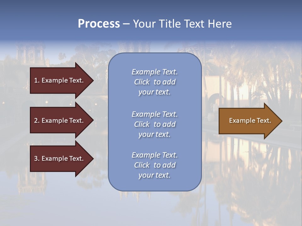 Postage Spiral Greeting PowerPoint Template