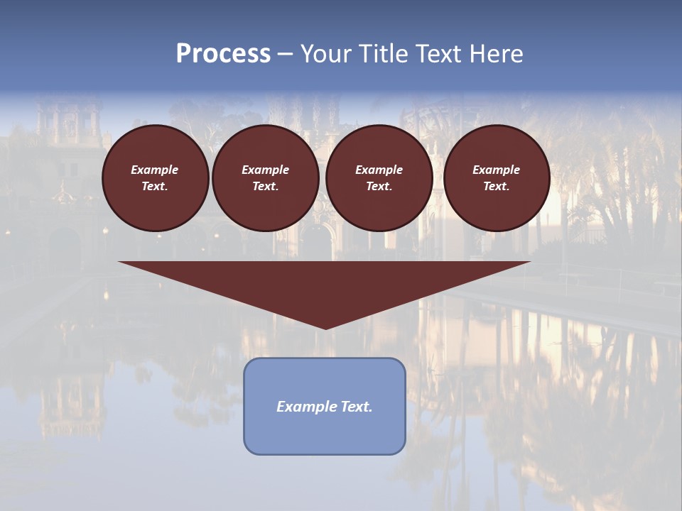Postage Spiral Greeting PowerPoint Template