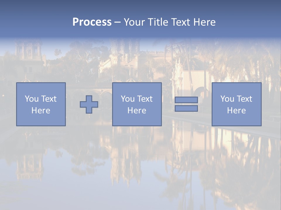 Postage Spiral Greeting PowerPoint Template