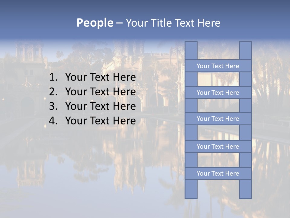 Postage Spiral Greeting PowerPoint Template