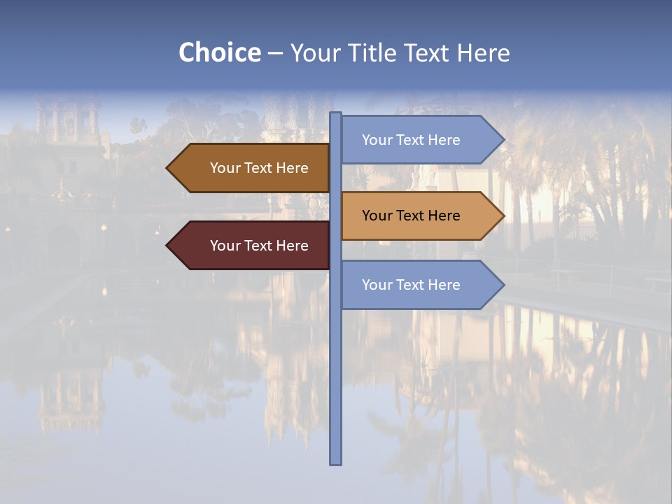 Postage Spiral Greeting PowerPoint Template