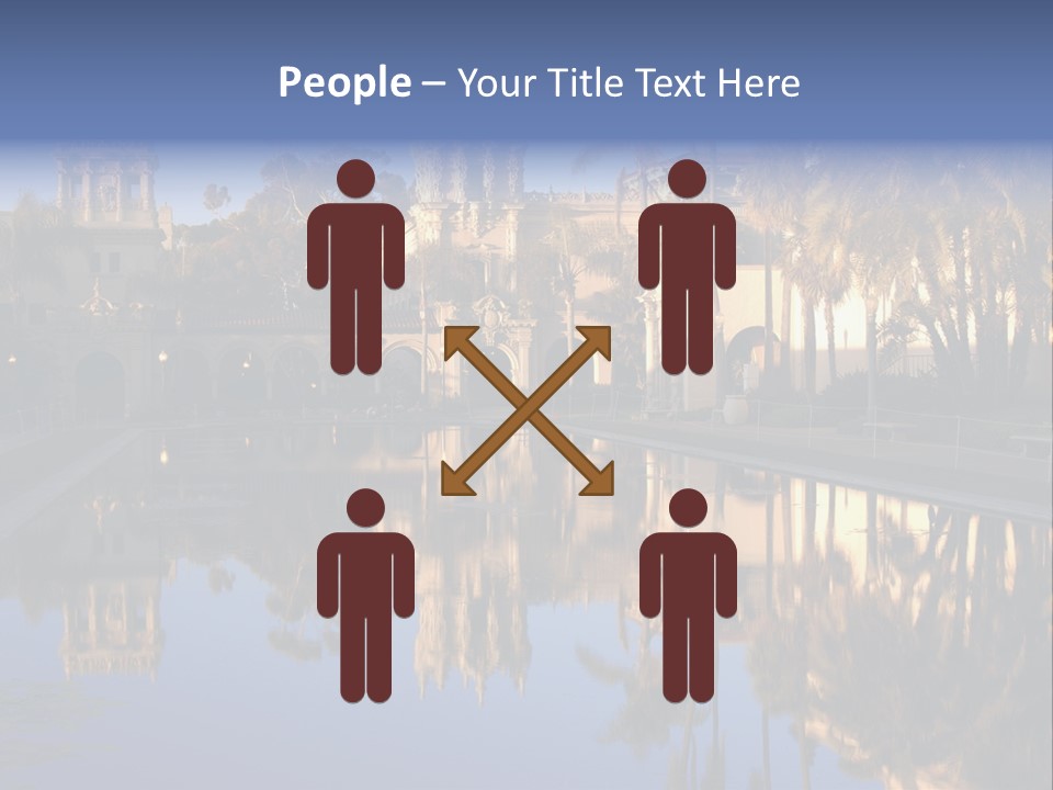 Postage Spiral Greeting PowerPoint Template