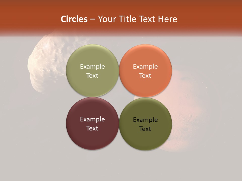 Spiral Stamp Decorated PowerPoint Template