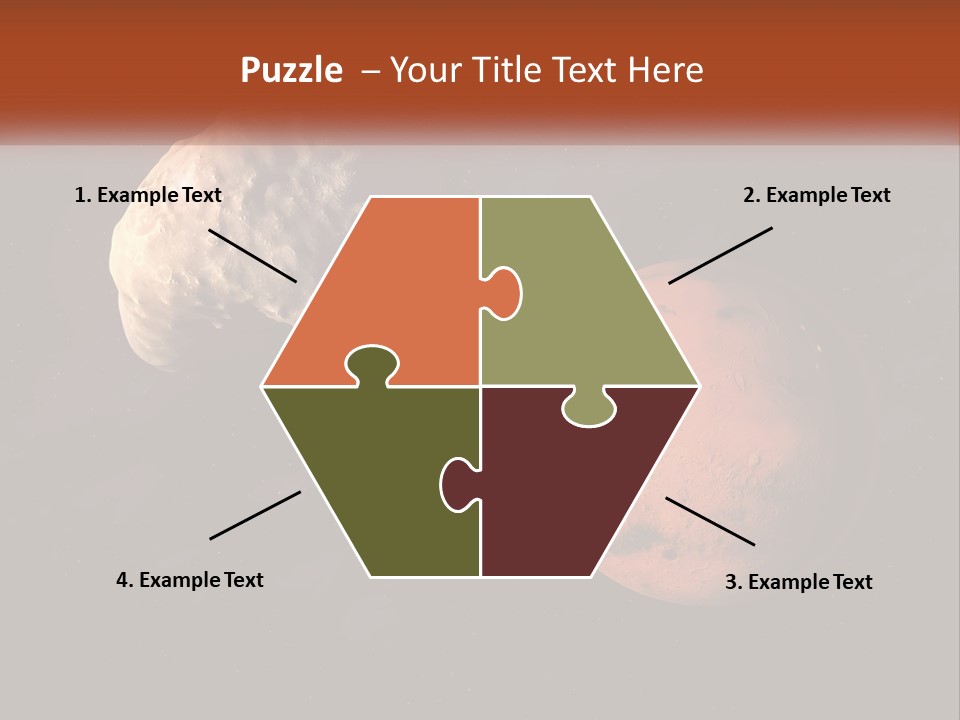 Spiral Stamp Decorated PowerPoint Template