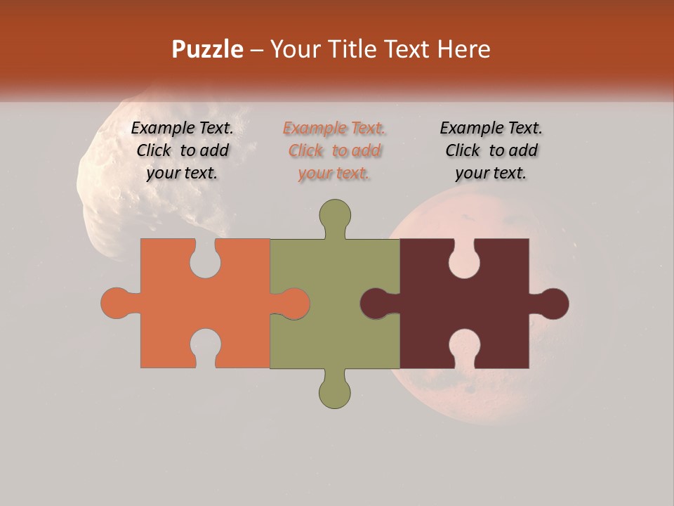 Spiral Stamp Decorated PowerPoint Template