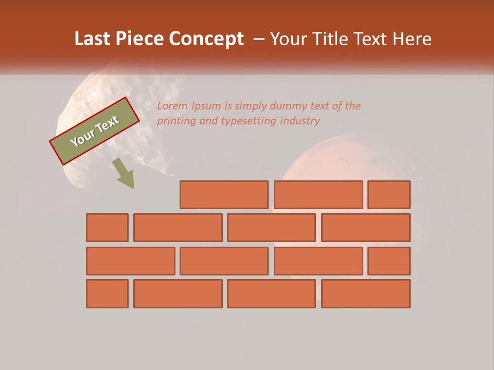 Spiral Stamp Decorated PowerPoint Template