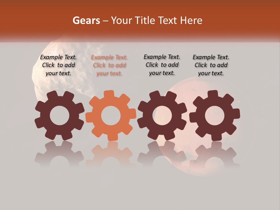 Spiral Stamp Decorated PowerPoint Template