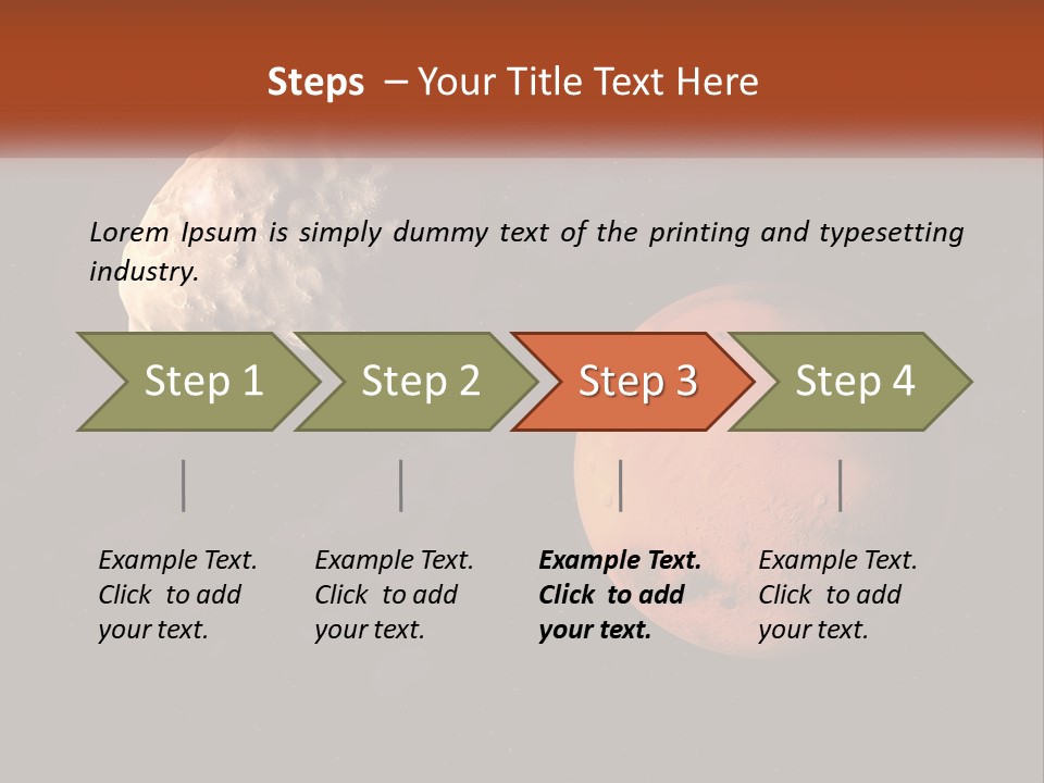 Spiral Stamp Decorated PowerPoint Template