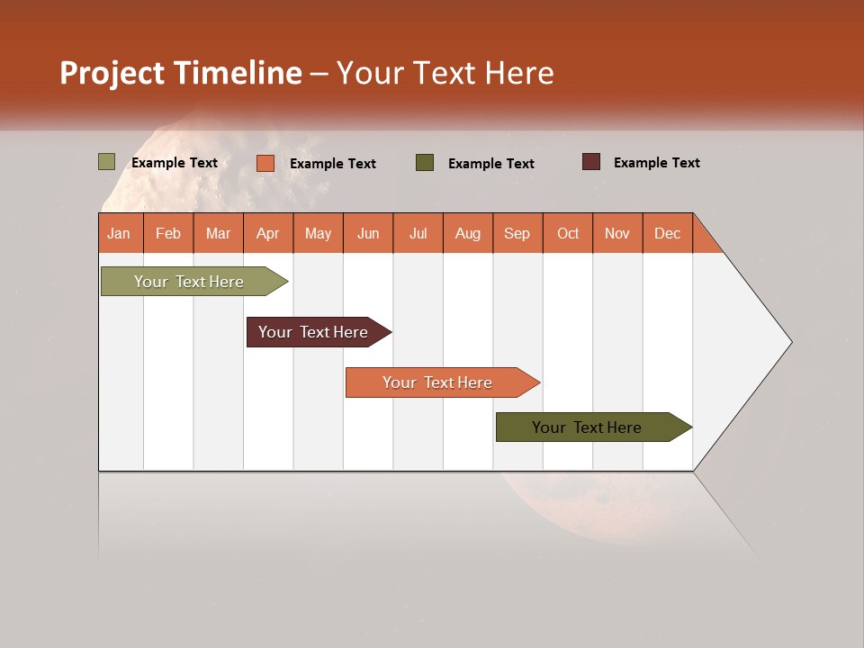 Spiral Stamp Decorated PowerPoint Template