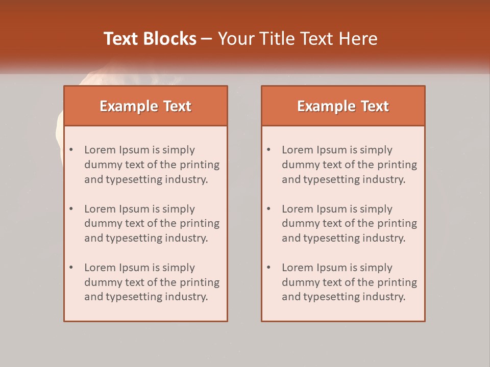 Spiral Stamp Decorated PowerPoint Template