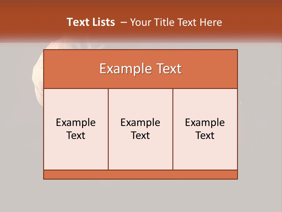 Spiral Stamp Decorated PowerPoint Template