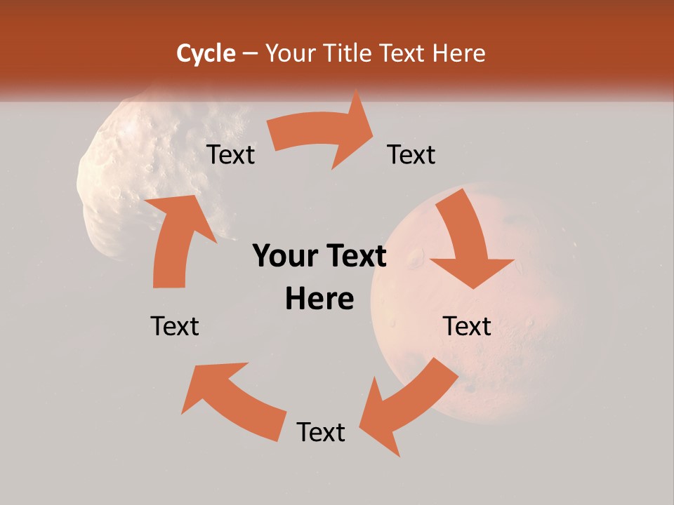 Spiral Stamp Decorated PowerPoint Template