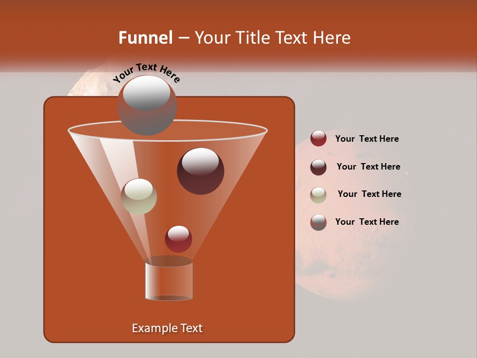 Spiral Stamp Decorated PowerPoint Template