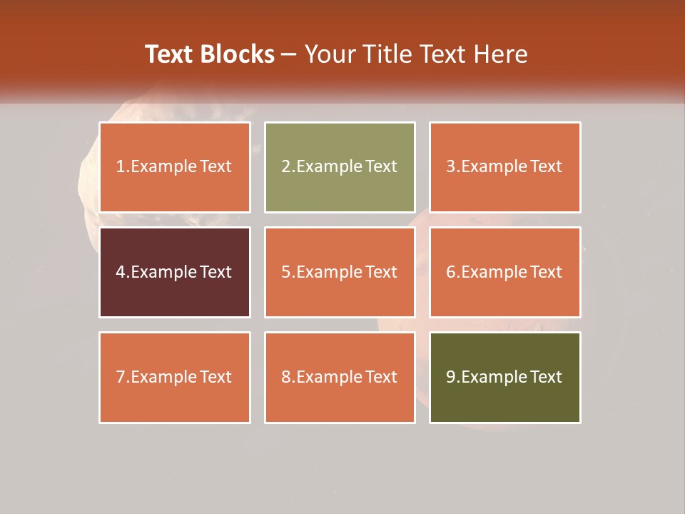 Spiral Stamp Decorated PowerPoint Template