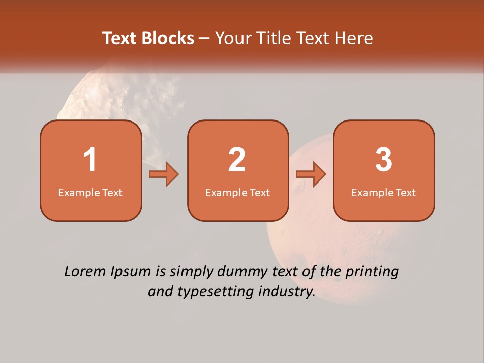 Spiral Stamp Decorated PowerPoint Template