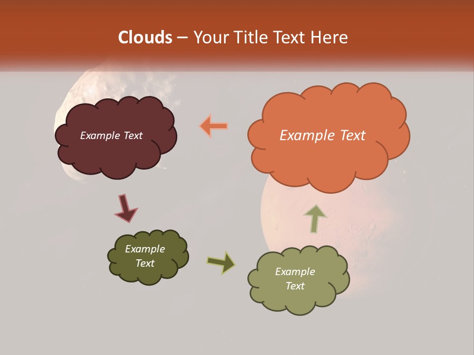 Spiral Stamp Decorated PowerPoint Template