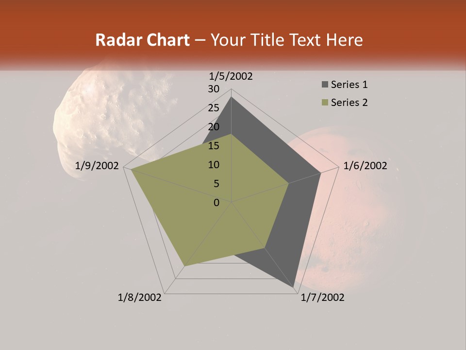 Spiral Stamp Decorated PowerPoint Template