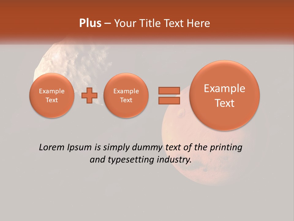 Spiral Stamp Decorated PowerPoint Template