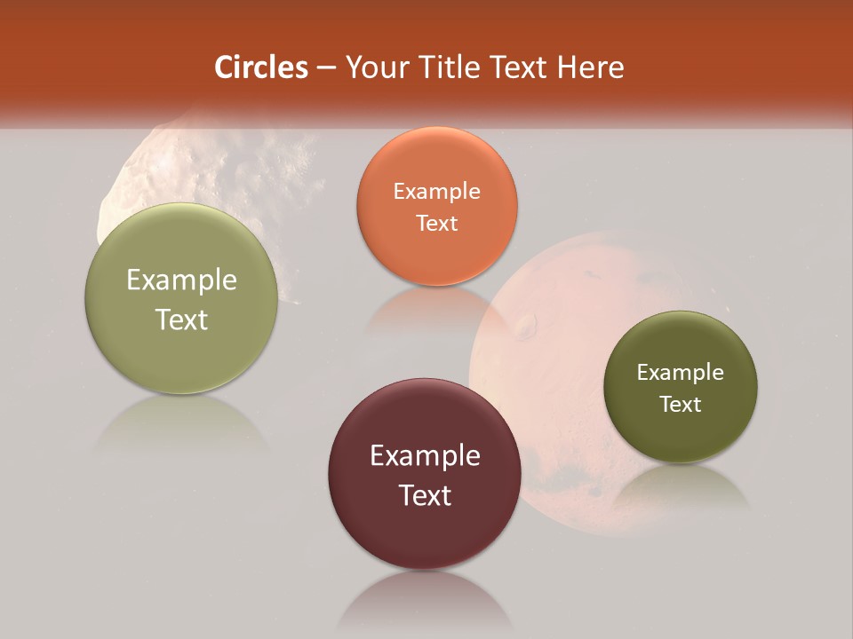 Spiral Stamp Decorated PowerPoint Template