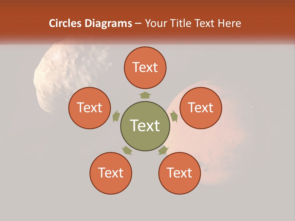 Spiral Stamp Decorated PowerPoint Template