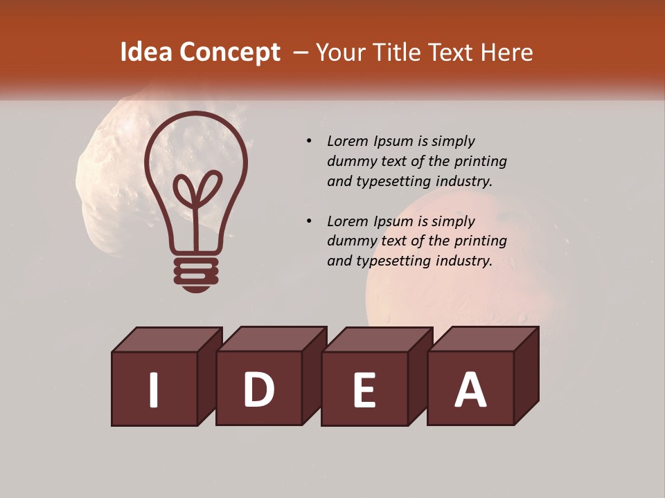 Spiral Stamp Decorated PowerPoint Template