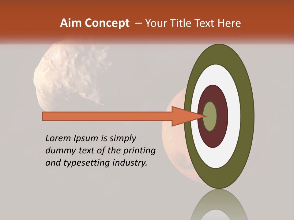 Spiral Stamp Decorated PowerPoint Template