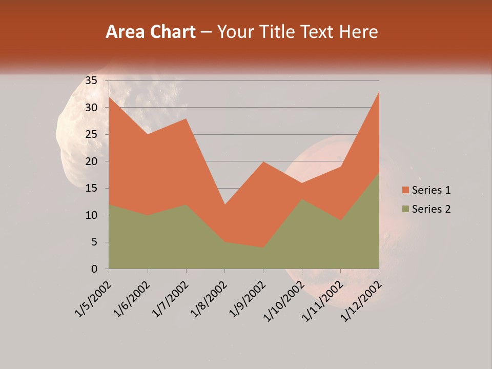 Spiral Stamp Decorated PowerPoint Template