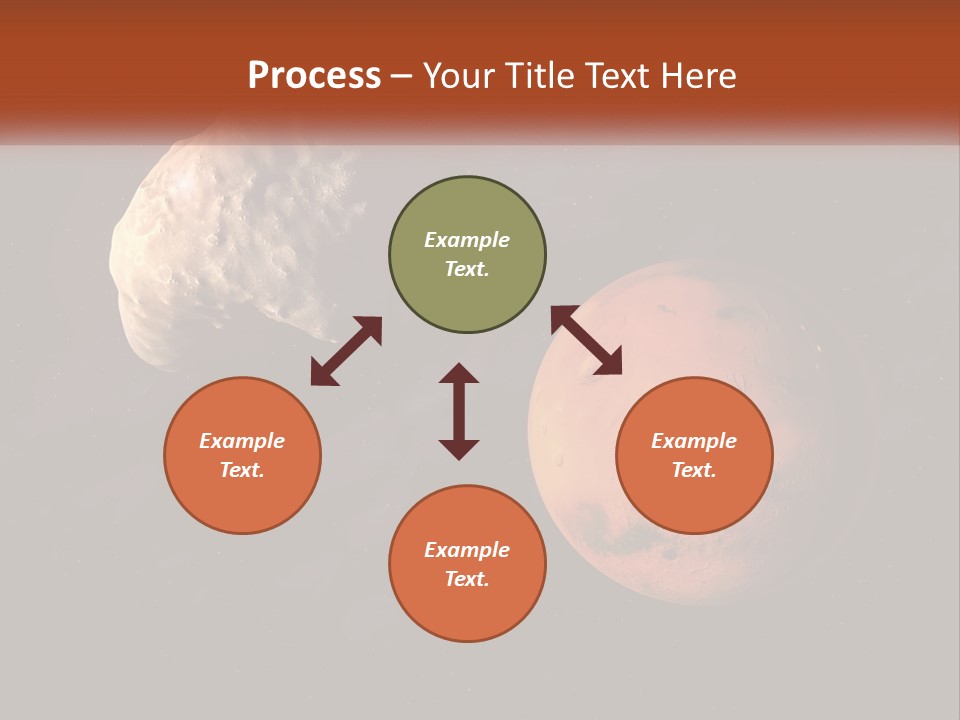 Spiral Stamp Decorated PowerPoint Template