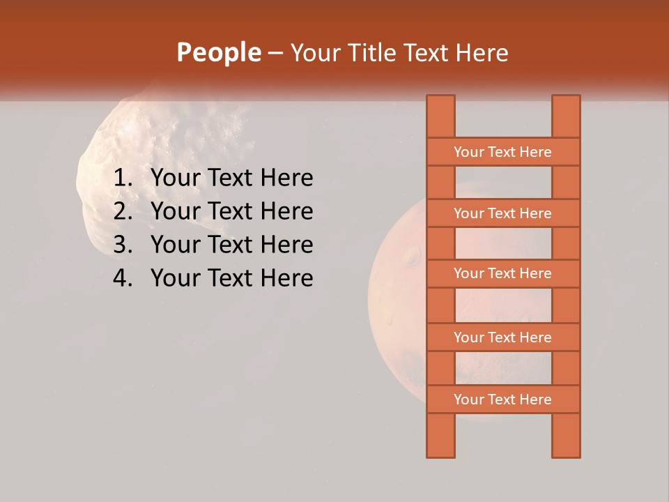 Spiral Stamp Decorated PowerPoint Template