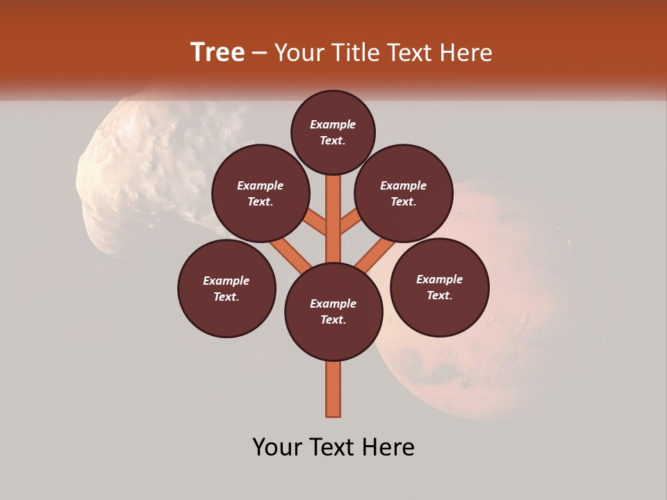 Spiral Stamp Decorated PowerPoint Template