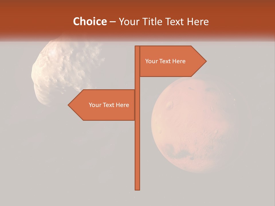Spiral Stamp Decorated PowerPoint Template