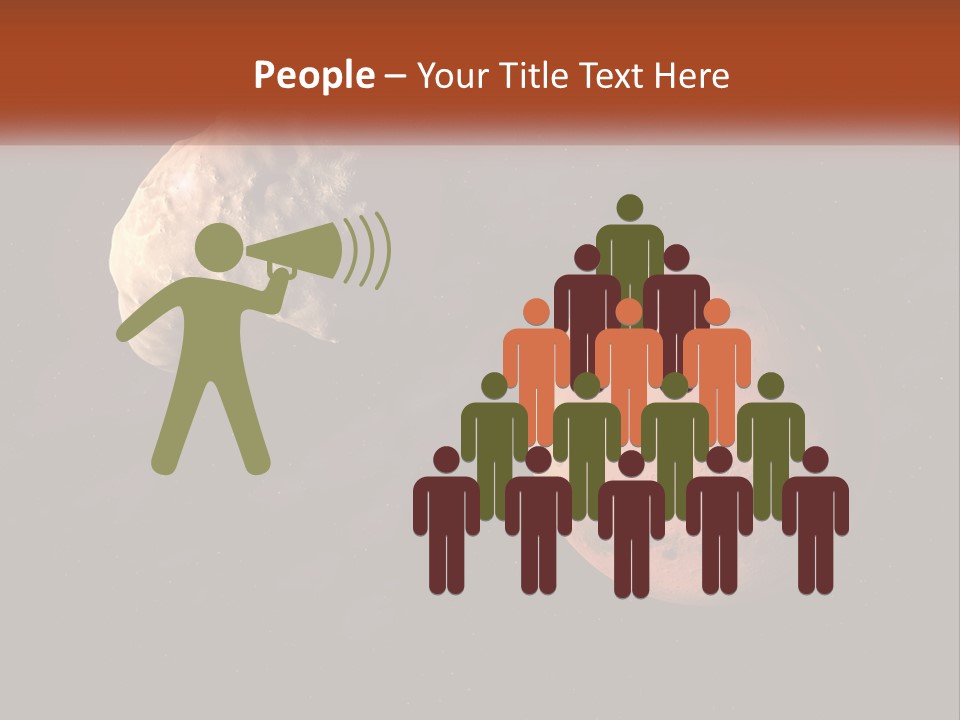 Spiral Stamp Decorated PowerPoint Template