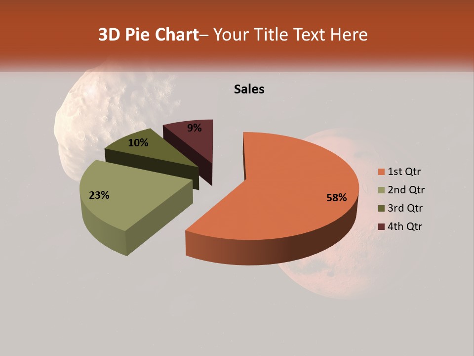 Spiral Stamp Decorated PowerPoint Template