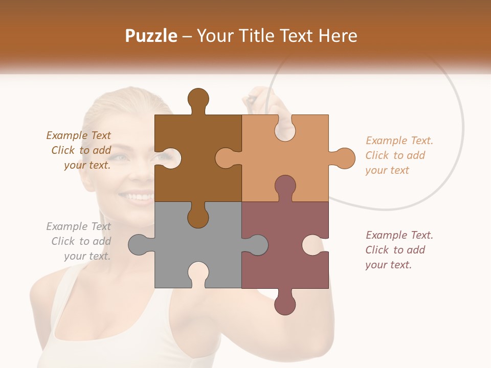 Banner Birthday Stamp PowerPoint Template