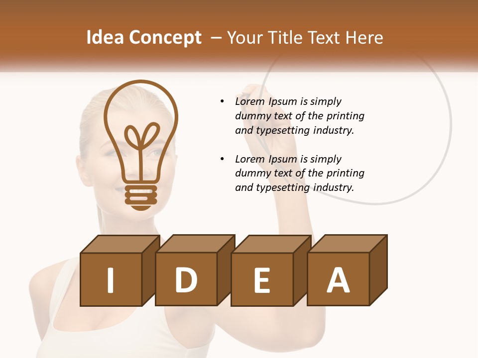 Banner Birthday Stamp PowerPoint Template
