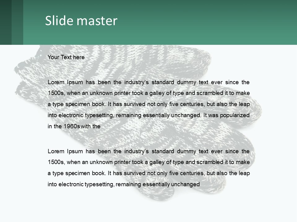 Stamp Postage Spiral PowerPoint Template