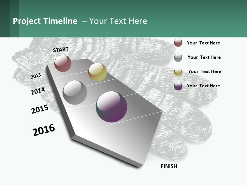 Stamp Postage Spiral PowerPoint Template