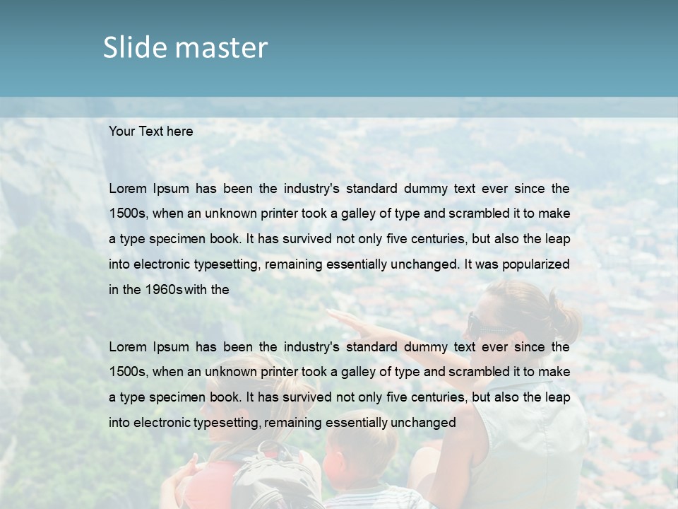 Hat Pattern Spiral PowerPoint Template