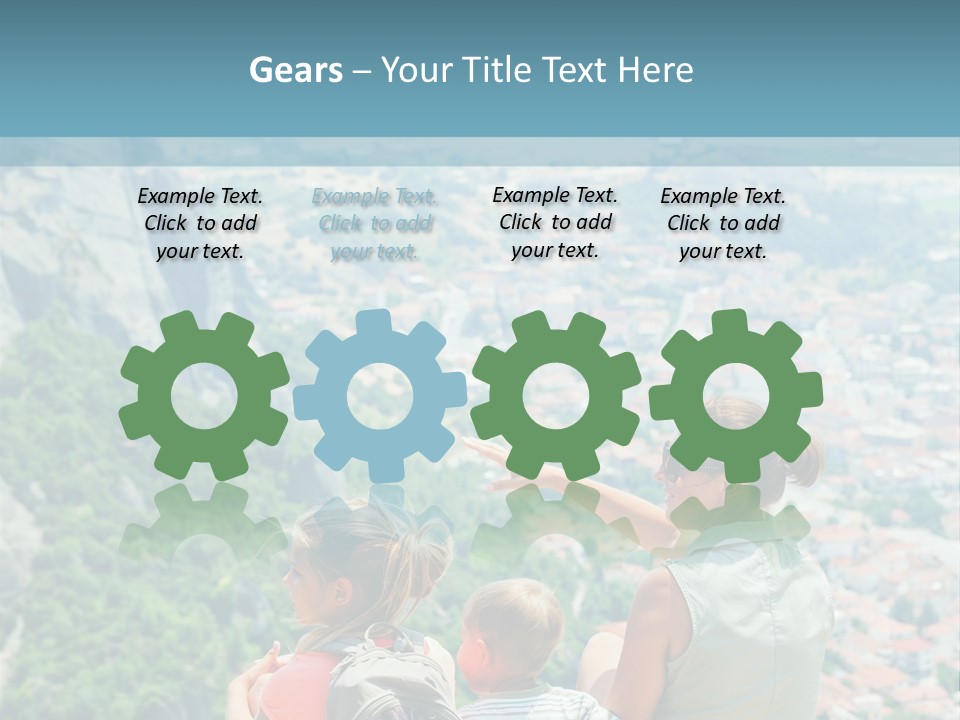 Hat Pattern Spiral PowerPoint Template