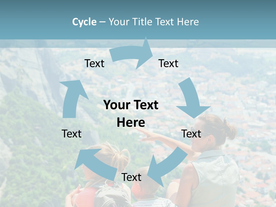 Hat Pattern Spiral PowerPoint Template