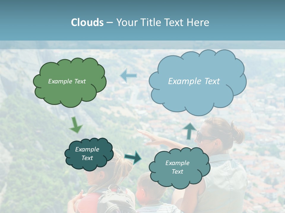 Hat Pattern Spiral PowerPoint Template