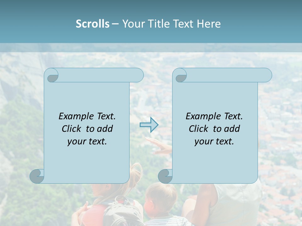 Hat Pattern Spiral PowerPoint Template