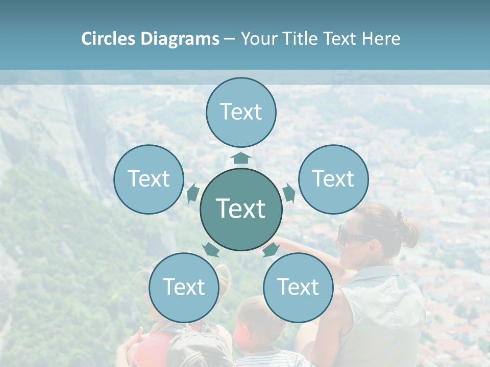 Hat Pattern Spiral PowerPoint Template