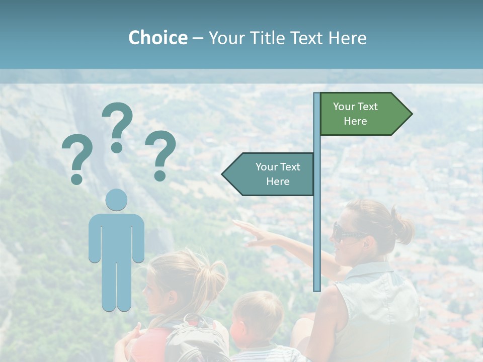 Hat Pattern Spiral PowerPoint Template